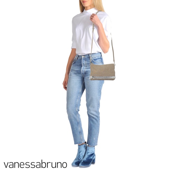 Vanessa Bruno Sequins Pouchette Clutch